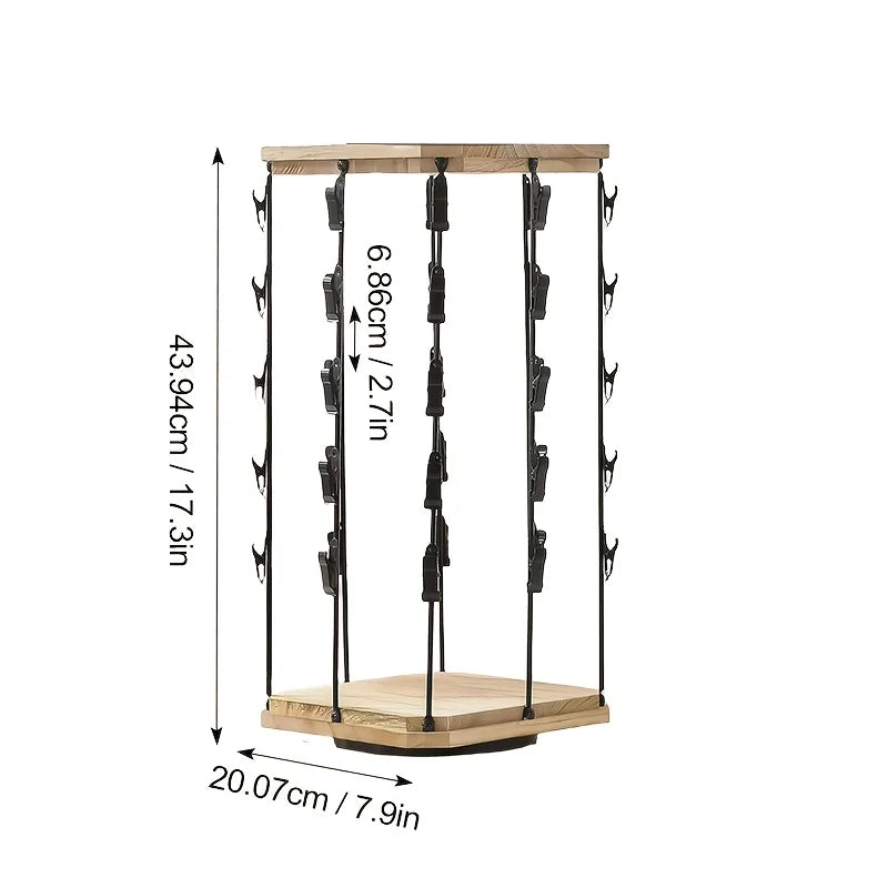 360° Rotating Snack Display Rack – Professional Countertop Merchandising Stand
