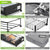 Under the Bed Storage with Wheels Clear Lids 2-Pack