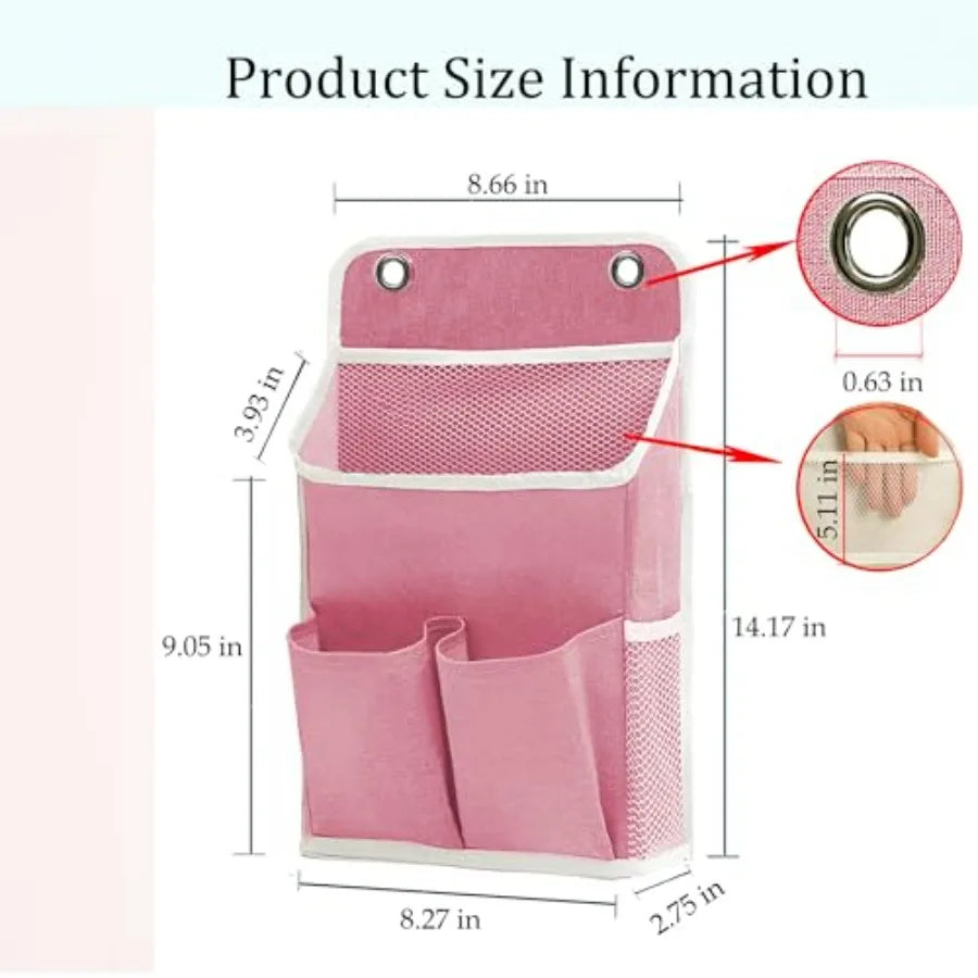 Hanging Basket Organizer, Over The Door Storage Organizer with Pockets, Wall Mounted Hanging Storage Bag for Home, Closet, Office, Bedroom &amp; Camper