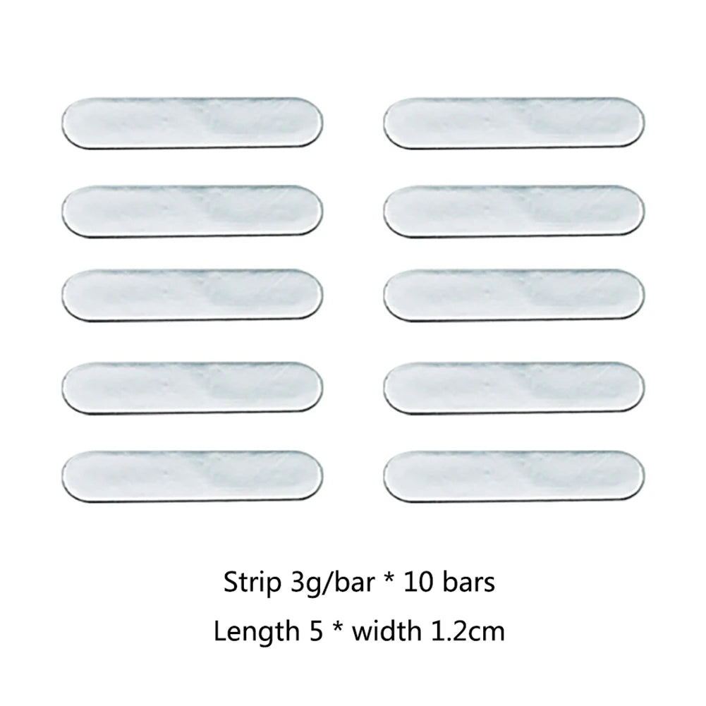 Golf Lead Tape Set 10pcs Self-Adhesive Weighted Strips for Club Balance & Training
