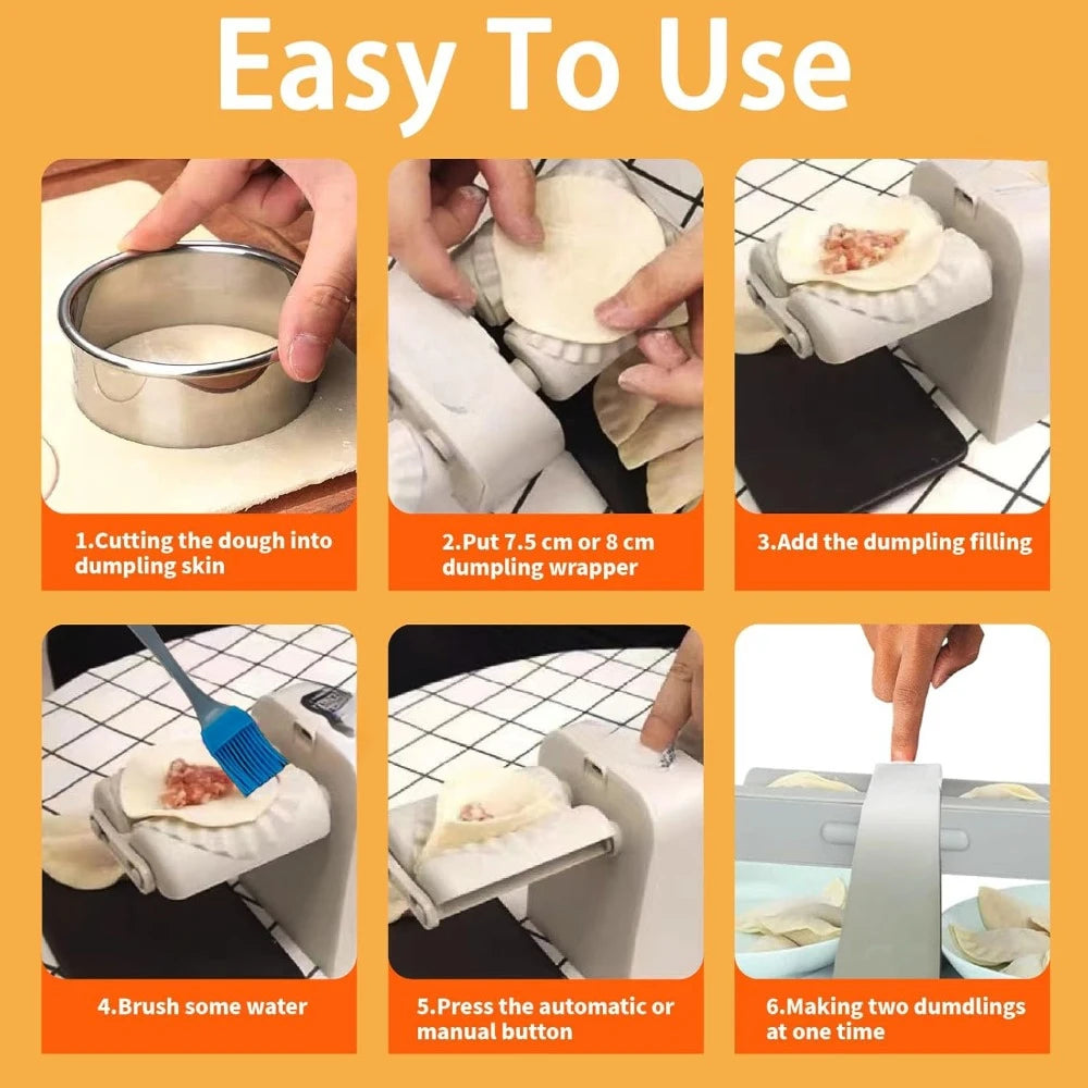 Double Head Electric Dumpling Machine