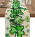 Spring Clovers Lucky Hats Linen Table Runner Party for St. Patrick Decor