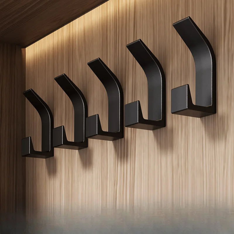 5pcs Adhesive Hooks for Walls No Drill Multi-Use