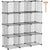 Wire 12-Cube Modular Storage Organizer