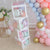 Baby Shower Decoration Gender Reveal Balloon Box for 1st Birthday