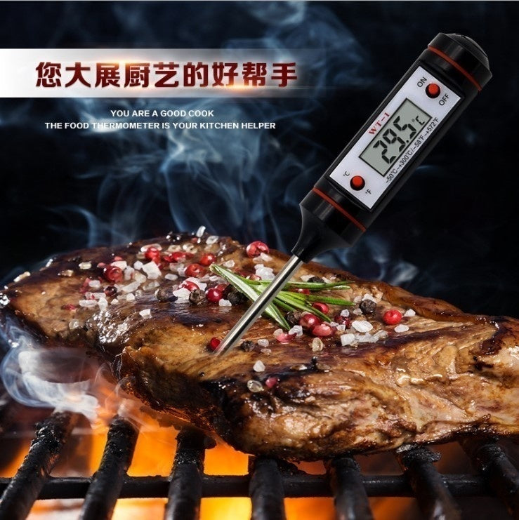 Digital Meat Thermometer Cooking Food Kitchen Probe Water Milk Oil