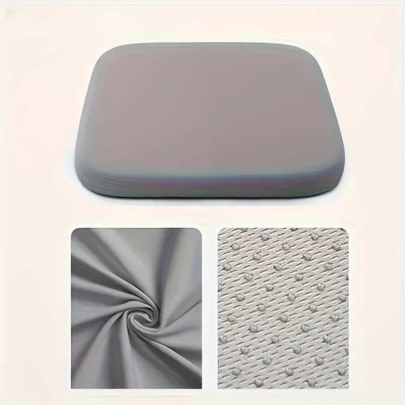Ergonomic Foam Seat Cushion for Pressure Relief Chair Pad (Black)