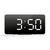 Multifunctional Car LED Mirror Clock Digital Display (White)
