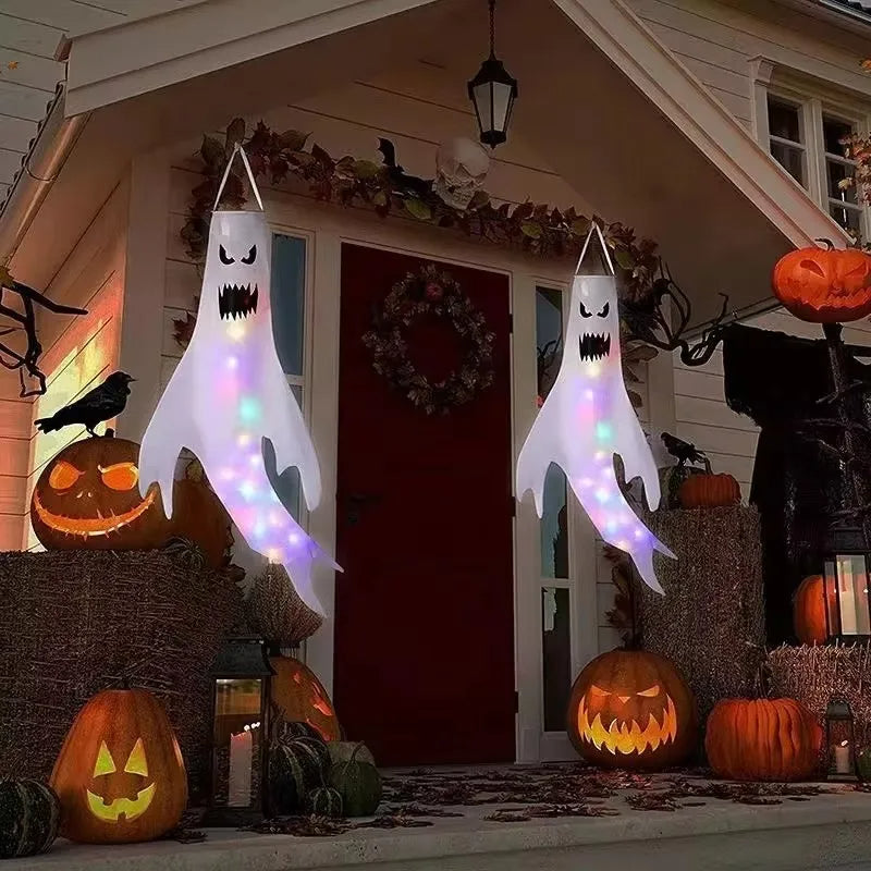 LED Hanging Ghost 1 Piece for Halloween Party Decoration