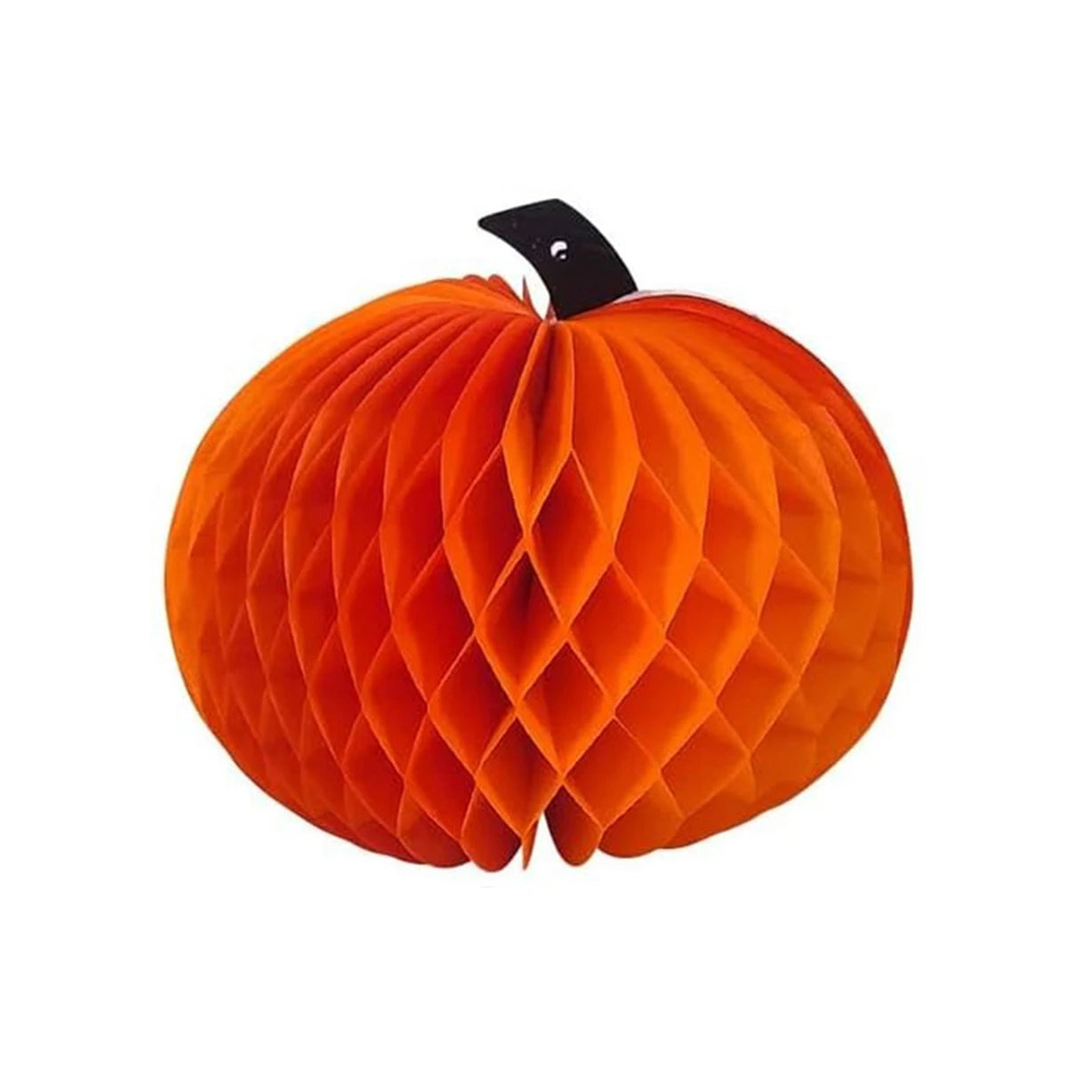 Modern 3-Piece Cubic Design Paper Pumpkins Thanksgiving Tabletop Centerpiece