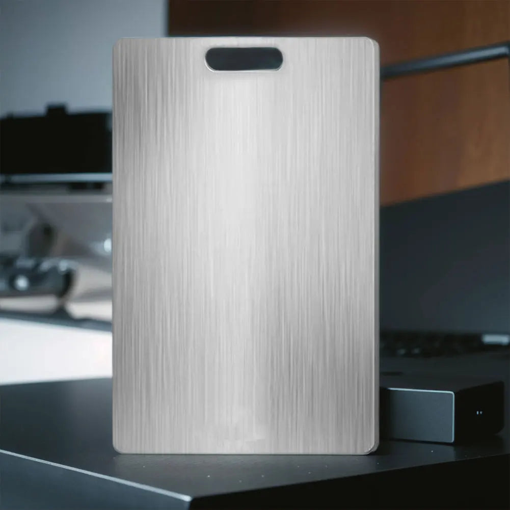 Thickened Double Sided Stainless Steel Chopping Board