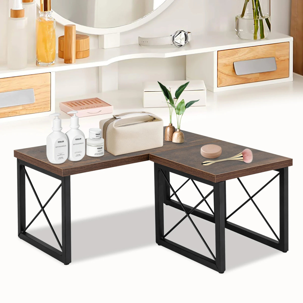 Expandable Standing Laptop Desk Organizer for Office