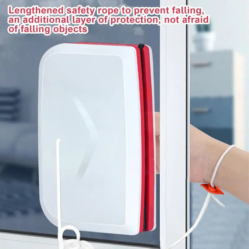 Rectangular Magnetic Window Cleaner Double Window Glass Wiper Glider