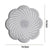 Flower Shape Silicone Floor Drain Cover Mesh Sink Strainer (Gray)