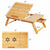 Portable Adjustable Bamboo Lap Desk for Bed and Sofa (Natural)