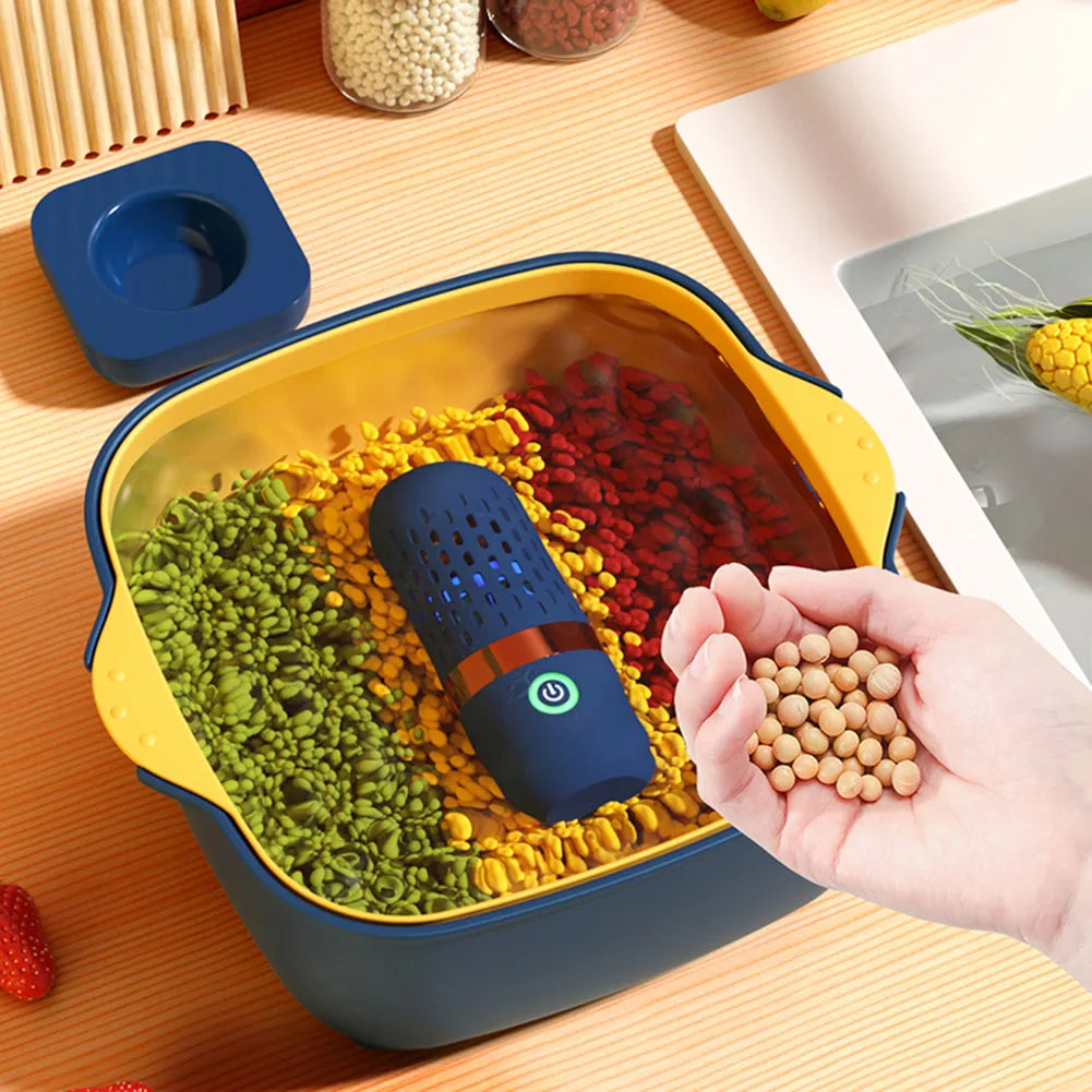 Portable Capsule Food Cleaner Ultrasonic Portable Vegetable &amp; Fruit Purifier