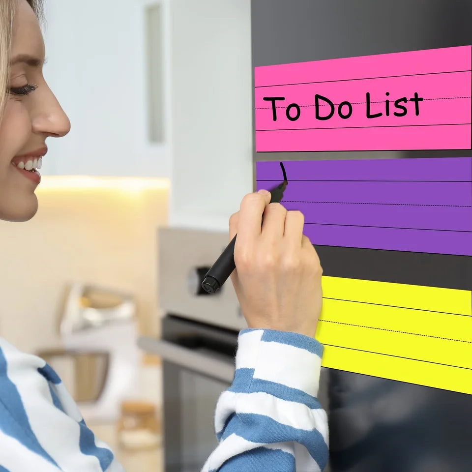 Reusable Dry Erase Lined Boards 12PCS Learning Tool for Students Teachers