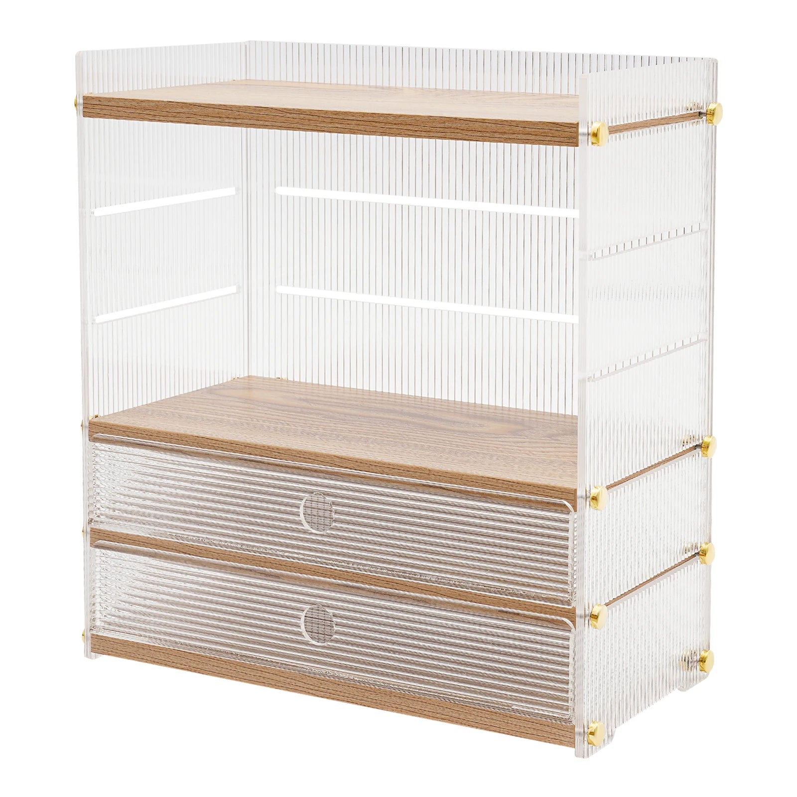 4-Layer Desktop Organizer Cabinet  Multi-Tier Drawer Storage Box
