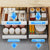 Pull-Out Cabinet Organizer for Spices Bowls (Black)
