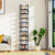 10-Tier Shoe Rack Durable Metal Corner Organizer for Shoes Storage (Black)