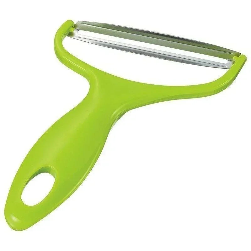 Stainless Steel Vegetable Peeler &amp; Fruit Slicer – Wide-Mouth Potato, Cabbage &amp; Salad Prep Kitchen Tool