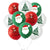 Christmas Balloons 10PCS Christmas Print Latex Balloon 12 Inches