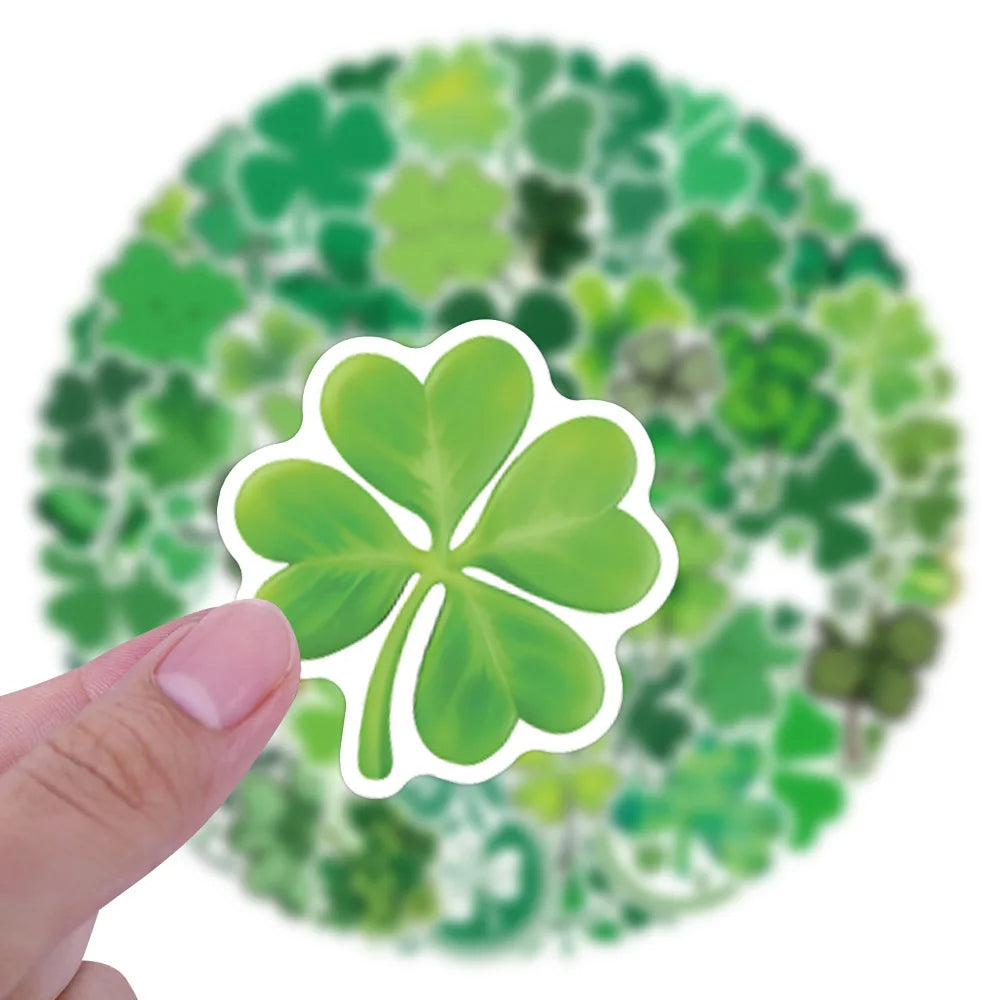 110PCS St Patrick Cartoon Stickers Festival Celebration Decals