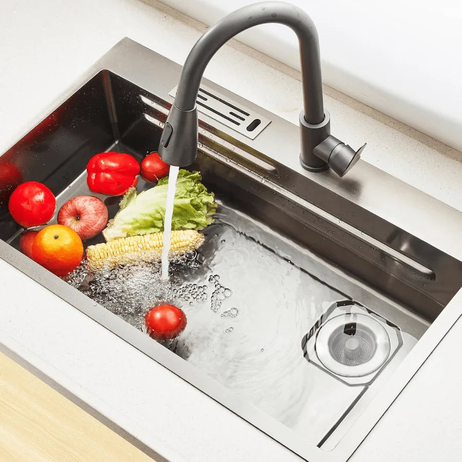 3 in 1 Kitchen Sink Strainer Plug Set Food Collector for US Drains