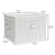 Collapsible Fabric Storage Bins Organizer for Shelves, Large (Beige)