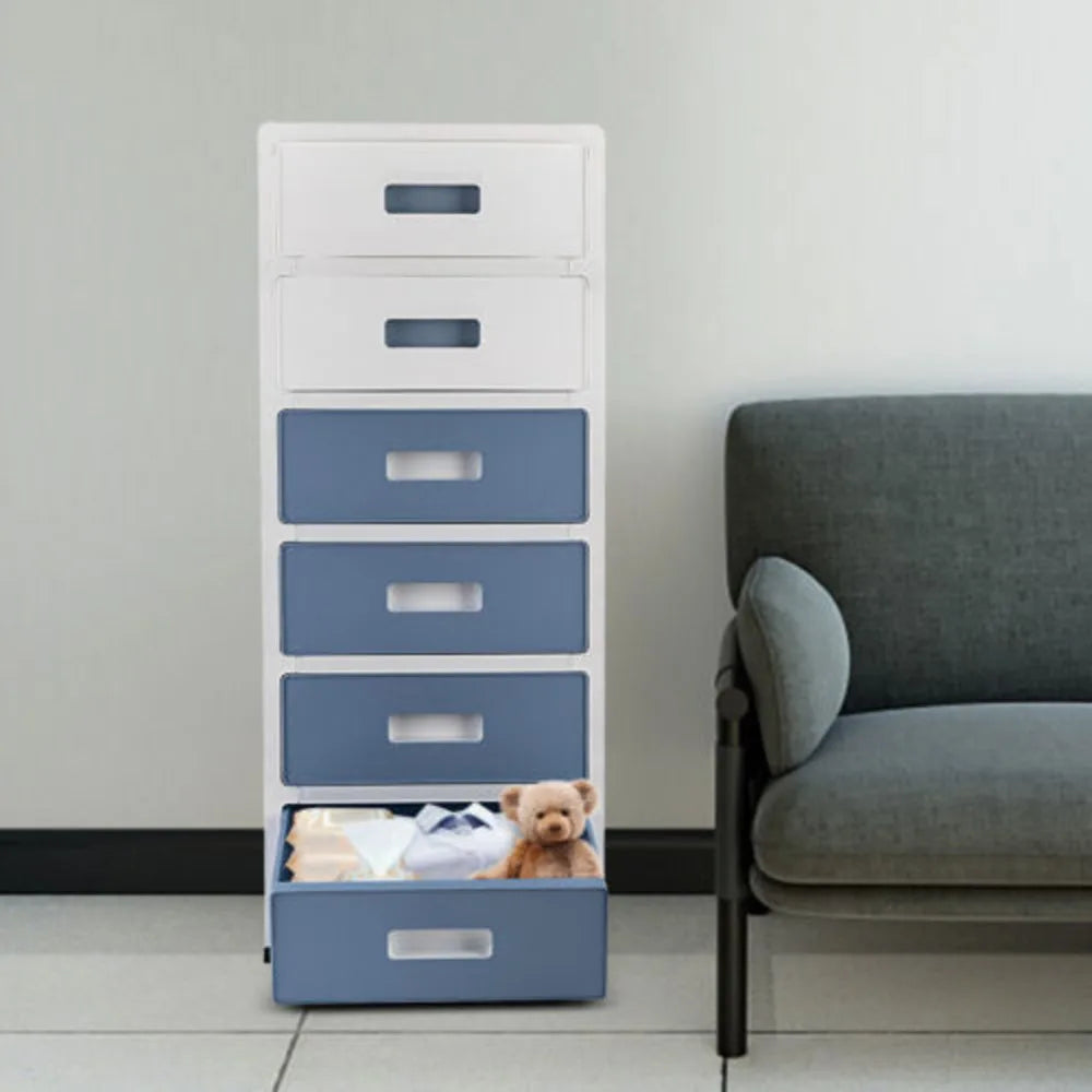 Rolling Household Organizer with 6 Drawers