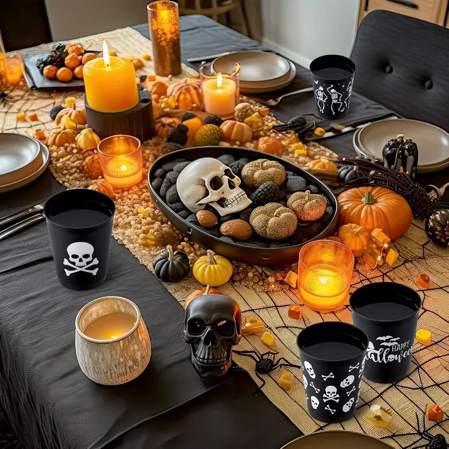 Reusable Halloween Party Cups 100 Pack