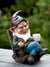 Gnome Dwarf Rocking Chair Ornament for Outdoor Patio