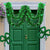 St. Patrick's Day Lucky Grass Wreath Green Garland for Irish Decor