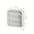 Wall Storage Organizer 3-Tier Display Case for Small Toys Figures (White)