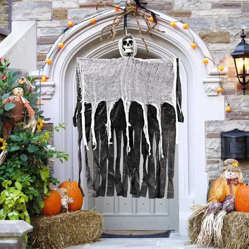 Halloween Decorative Hanging Ghost Skull Skeleton Gauze