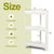 2 Pack 3 Tier Corner Shower Shelf Drainage Holes
