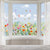 1PC Butterfly Flower Wall Stickers for Bedroom Decor