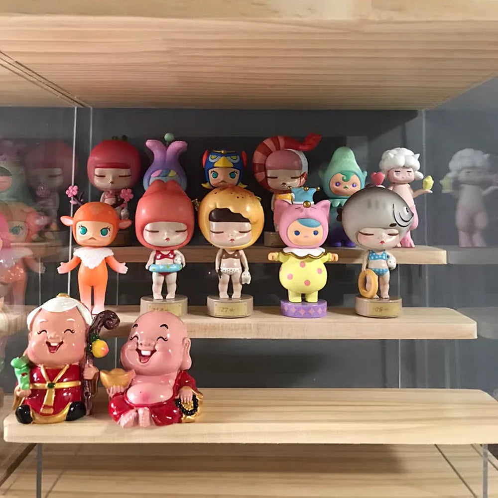 Acrylic Display Box 4 Stairs Countertop Organizer