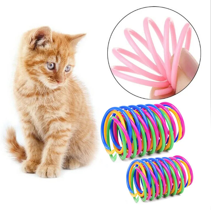 Colorful Cat Spring Toy 20 Pieces for Indoor Cats