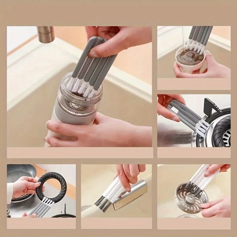 Flexible Soft Keyboard Brush Ergonomic Design Cleaning Tool