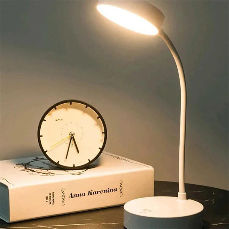 Portable LED Desk Lamp with USB Charging and Eye Care Technology