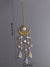 Gold Crystal Suncatcher with Rainbow Effect for Outdoor Spaces