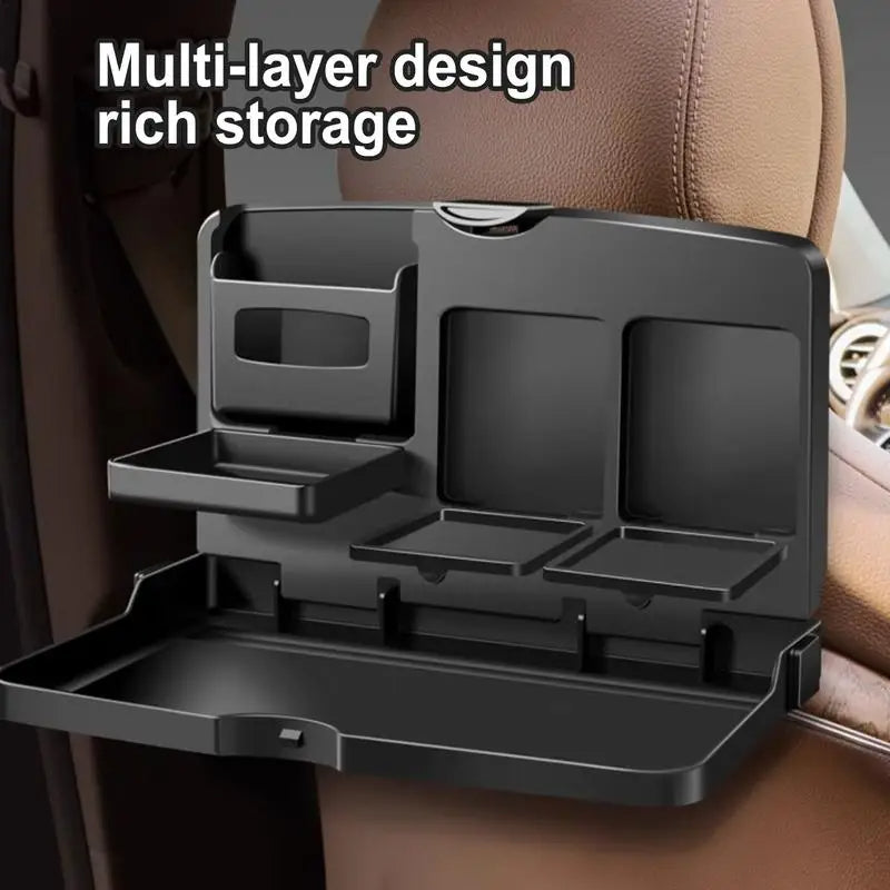 Portable Car Backseat Tray Desk with Cup Holder