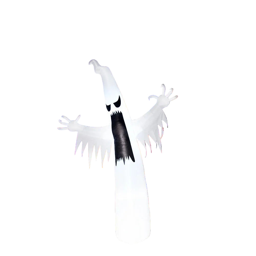 Halloween Inflatable Ghost with LED Lights 12 FT Scary Outdoor Yard Decoration