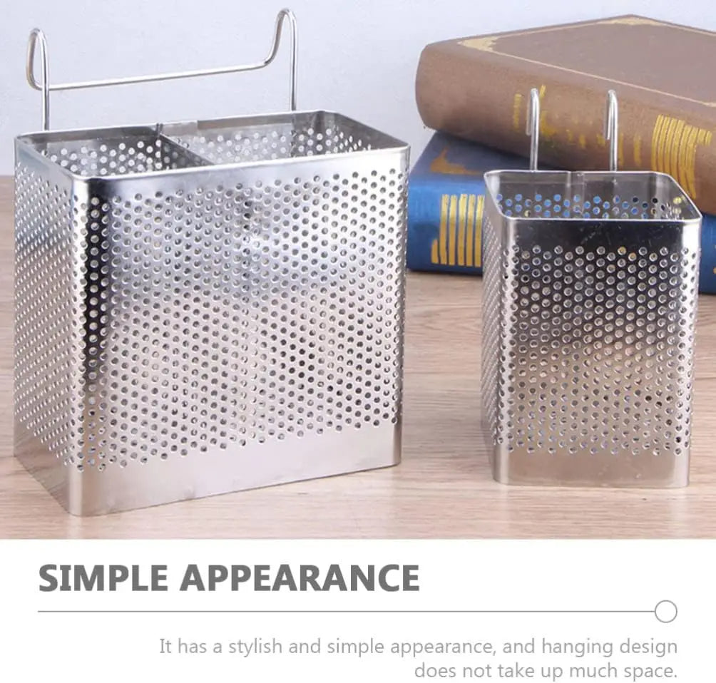 Kitchen Utensil Drying Rack Holder 2-Piece Stainless Steel