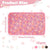 Paw Print Pet Fleece Blankets, 12-Pack