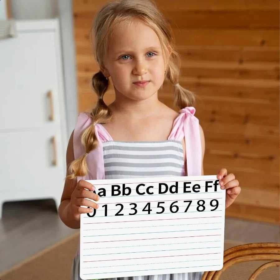 Double-Sided Ruled Whiteboards for Students