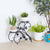 Metal Plant Stand Flower Display Rack Shelf for Garden (White)