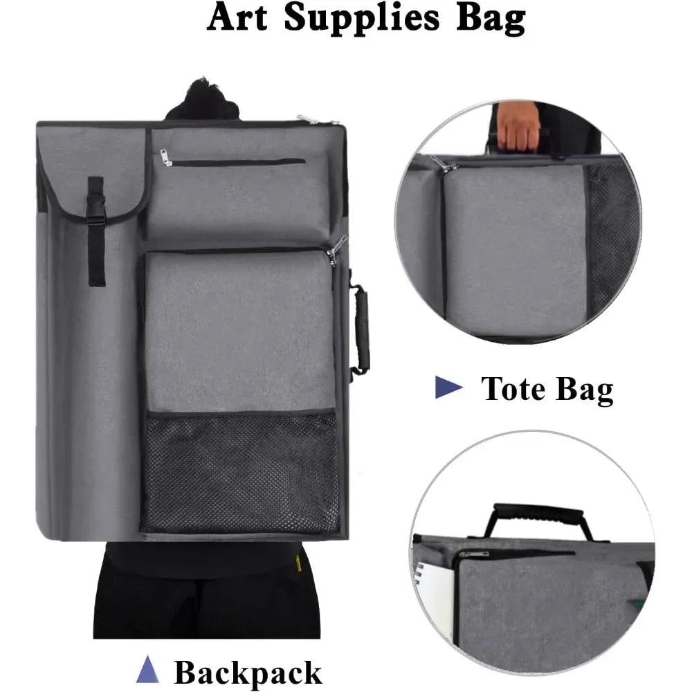 Artist Portfolio Set Art Case 18&quot; x 24&quot; (Gray)
