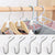 Mini Hanger for Wardrobe Connector Hangers 10 Pieces Save Wardrobe Space Hook Up Cascading Plastic Coat Organizer (White)